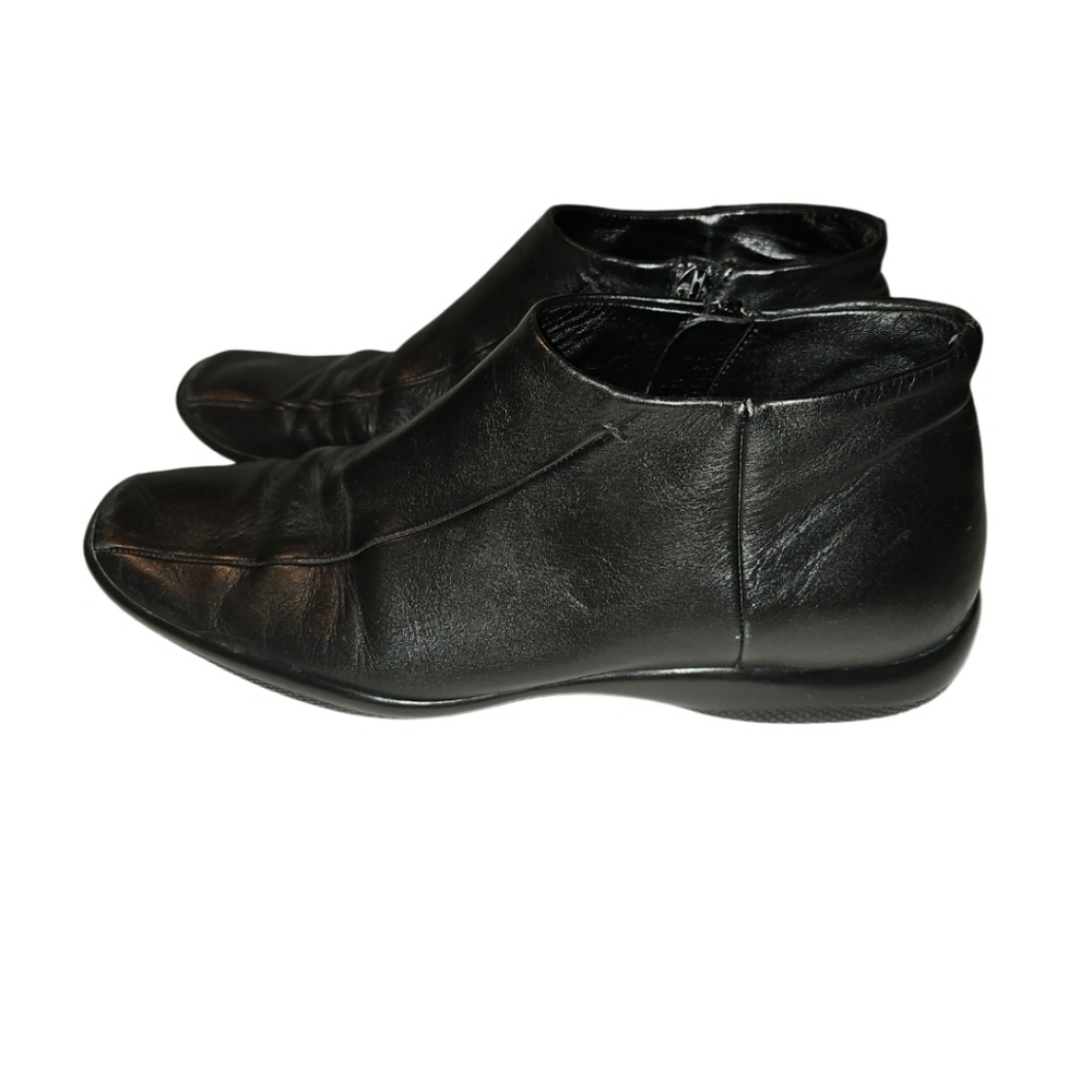 PRADA Men's Leather Slip On Loafers Zip Up Comfort Ankle High Dress Shoe 39 - Picture 2 of 11